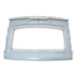 Skjold v/bagrude (metal blå)