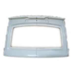 Skjold v/bagrude (metal rød)