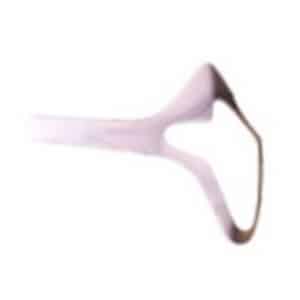 Lygteskjold, bag (venstre) (metal rød)