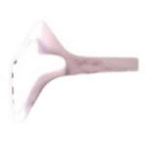 Lygteskjold, bag (højre) (metal rød)