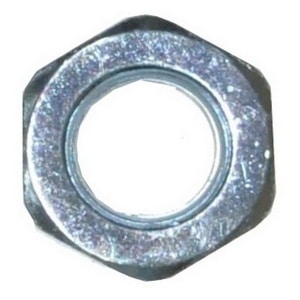 Akselmøtrik, M10x1 (åben)