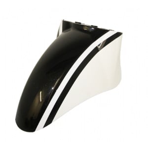 Forskærm, hvid/sort (original)