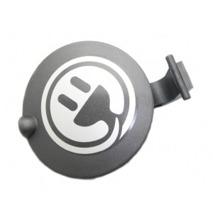 Klap o/ladestik (mat grå dekal)