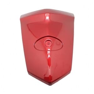 3-kant skjold, for øv. (metal rød)