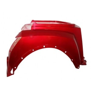 Sædeskjold/bagskærm (metal rød)