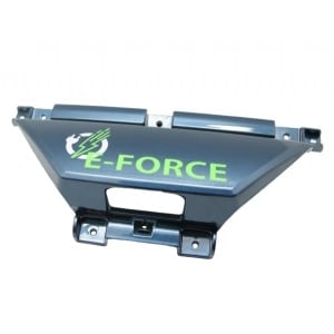 Skjold ml. baglygter (metal blå)