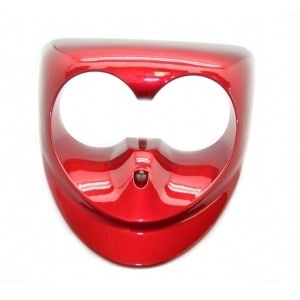 Skjold ved forlygte, metal rød (original)