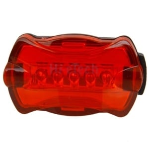 Baglygte, m/5 dioder