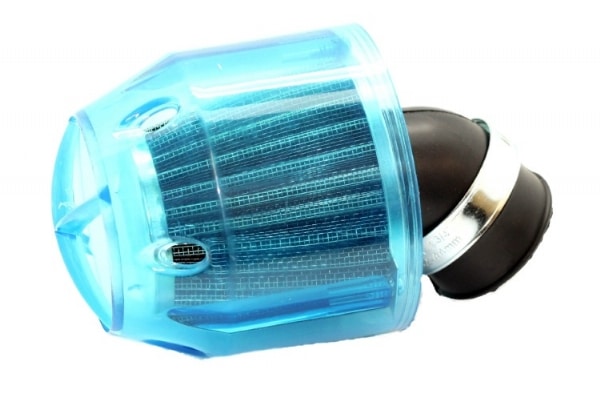 Powerluftfilter 35mm Blå 45° (stor) - Image 2