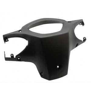 Styrskjold, bag (sort plast)