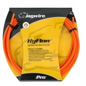 Bremsekabelsæt, JagWire HyFlow hydr. kit t/XT/XTR (orange)