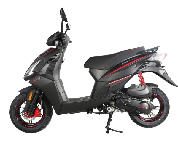 MotoCR Dr. Big 4T E5 EFI (mat sort) Inkl. klargøring/nr.plade - Image 3