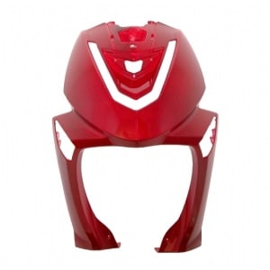 Frontskjold (metal rød)