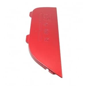 Pynteskjold m/logo (venstre) (metal rød)