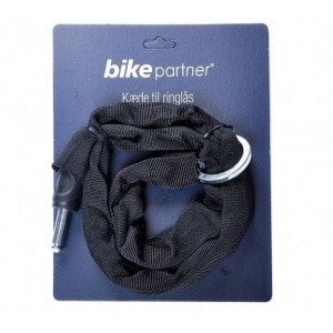 Kæde til ringlås, Bikepartner, 90cm (sort)