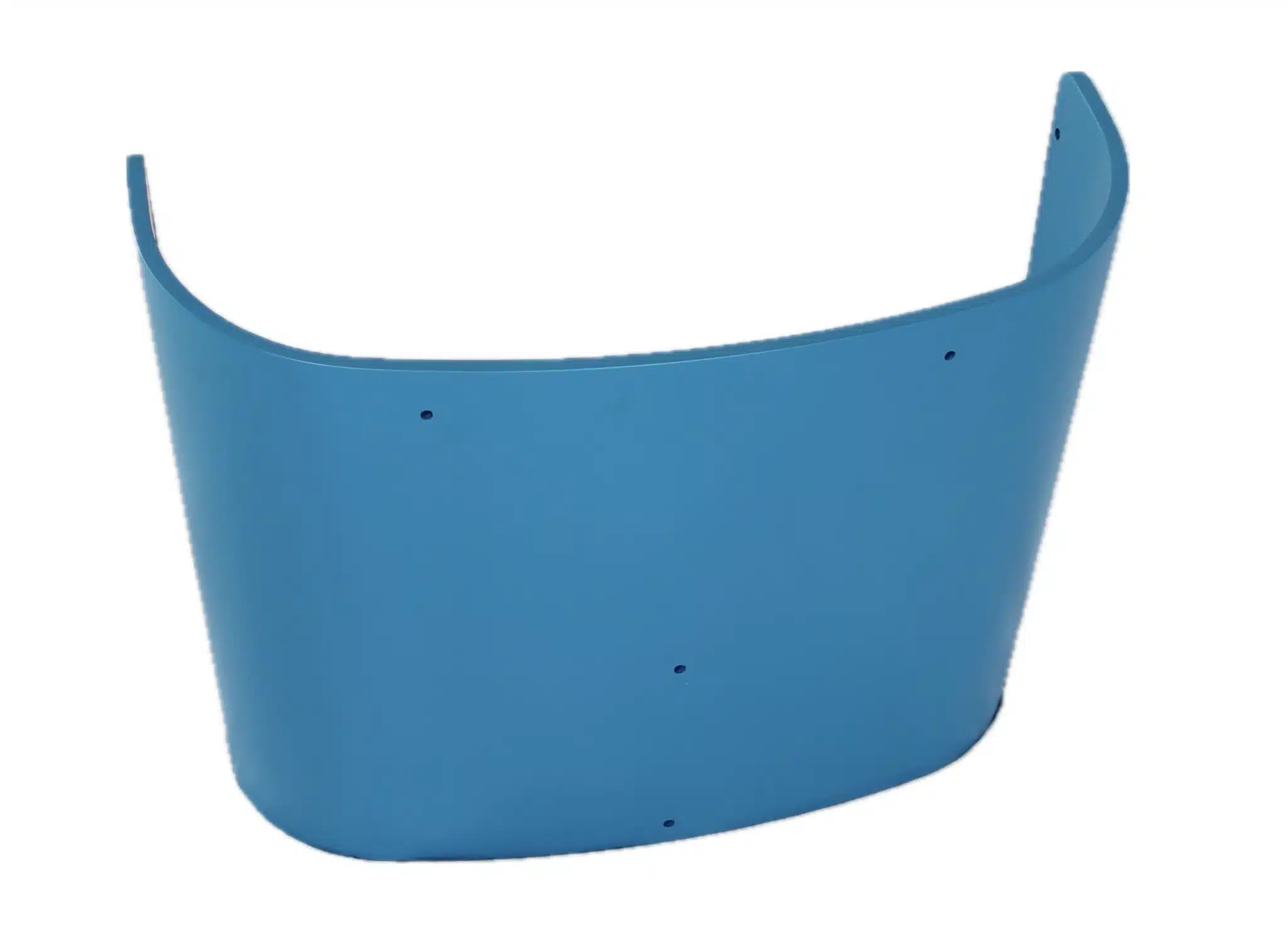 Blå frontplade til el-ladcykel