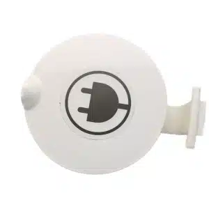 Klap o/ladestik (hvid m/dekal)