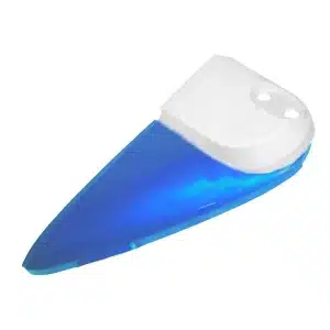 Skjold v/dør (højre) (lys blå/hvid)