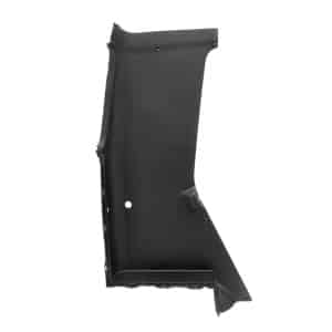 Skjold ved bagsæde, venstre (sort plast)