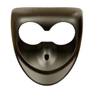 Skjold v/forlygte, mat sort (original)