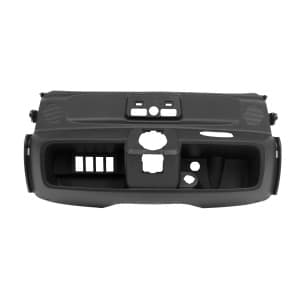 Instrumentskjold, øverst (sort plast)