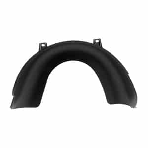 Inderskærm, bag, højre (sort plast)