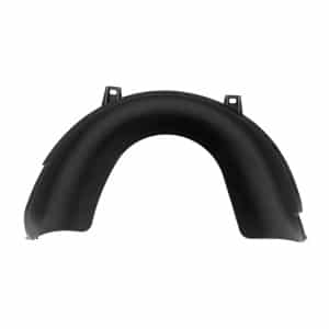 Inderskærm, bag, venstre (sort plast)