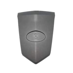 3-kant skjold, for øv. (mat grå)