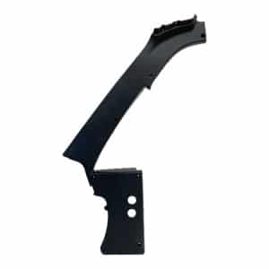 Skjold ved A-stolpe og trekant rude, højre (sort plast)