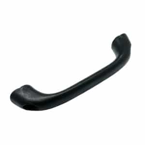Håndtag på dørside (sort plast)