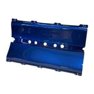 Skjold under bagrude (metal blå)