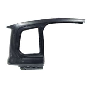 Skjold v/siderude, bag (højre) (mørk grå)