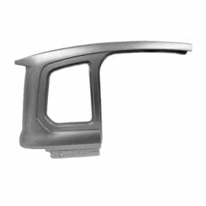 Skjold v/siderude, bag (højre) (sølv)