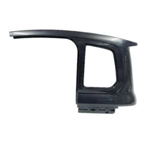 Skjold v/siderude, bag (venstre) (mørk grå)